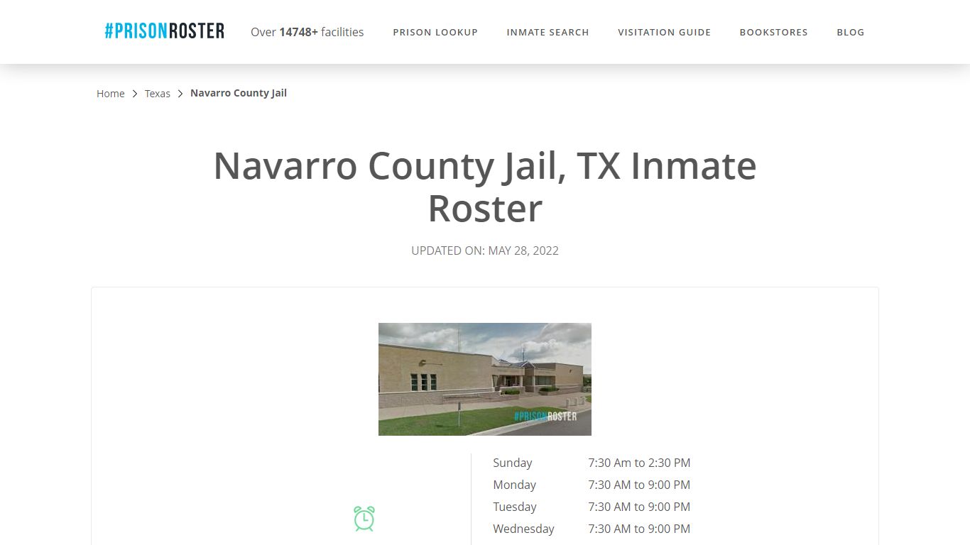 Navarro County Jail, TX Inmate Roster - Prisonroster